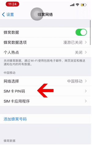 大连苹果14维修网分享如何给iPhone14的SIM卡设置密码 