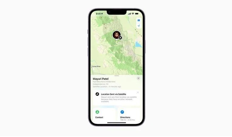 大连苹果14维修分享iPhone14系列中 FindMy功能通过卫星分享位置方法教程 