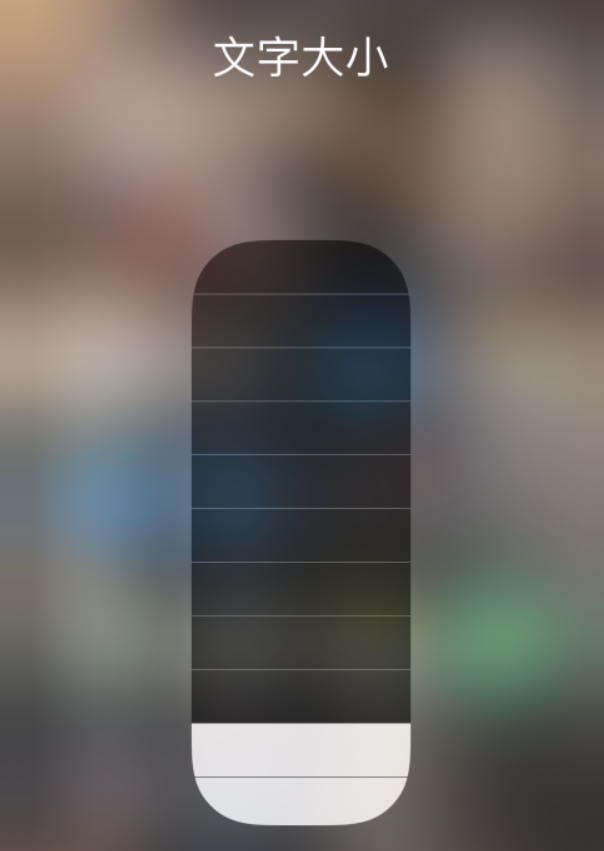 大连苹果手机维修分享小技巧：在 iPhone 控制中心快速调节字体大小 